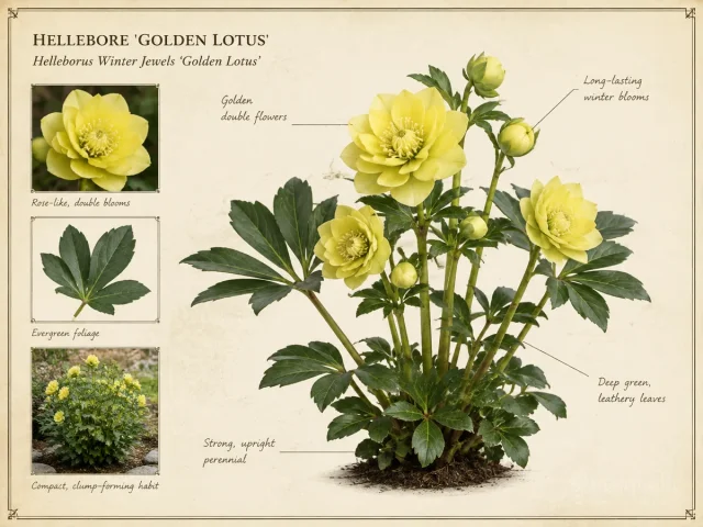 Hellebore 'Golden Lotus'