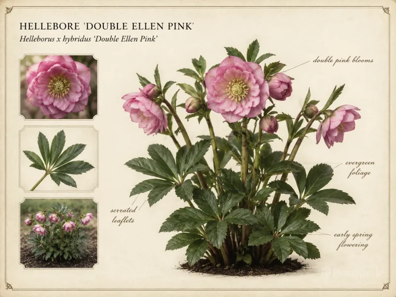Hellebore 'Double Ellen Pink'