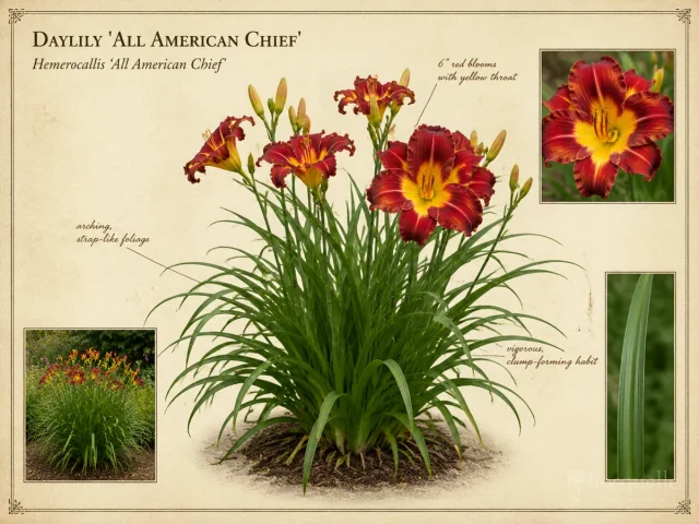 Daylily 'All American Chief'