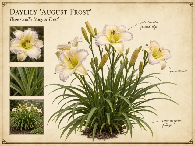 Daylily 'August Frost'