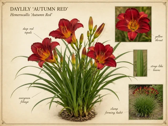 Daylily 'Autumn Red'