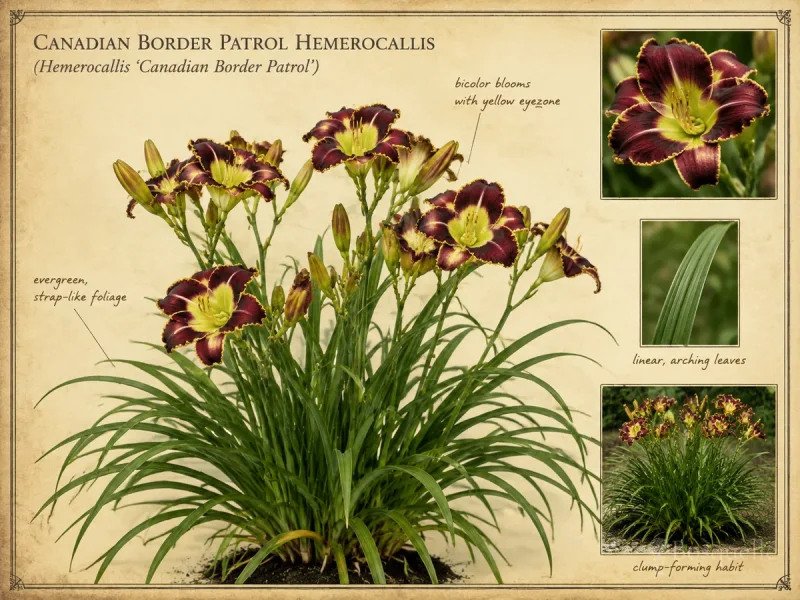 Canadian Border Patrol Hemerocallis (Hemerocallis ‘Canadian Border Patrol’)