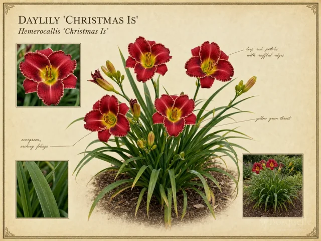 Daylily 'Christmas Is'