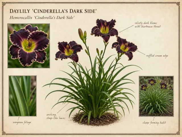 Daylily 'Cinderella's Dark Side'