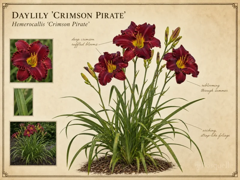 Daylily 'Crimson Pirate'