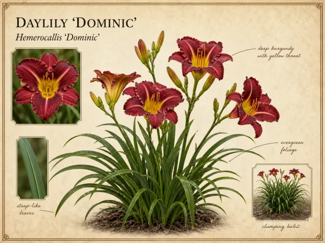 Daylily 'Dominic'