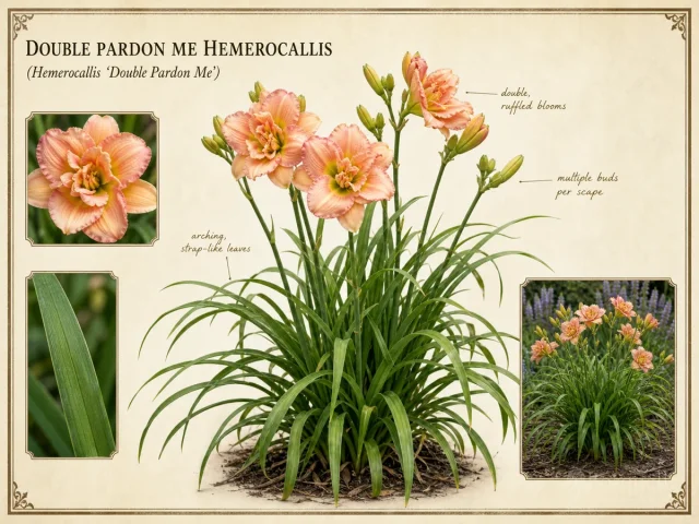 Double Pardon Me Hemerocallis