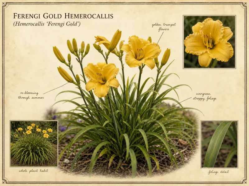 Ferengi Gold Hemerocallis (Hemerocallis ‘Ferengi Gold’)