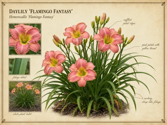 Daylily 'Flamingo Fantasy'