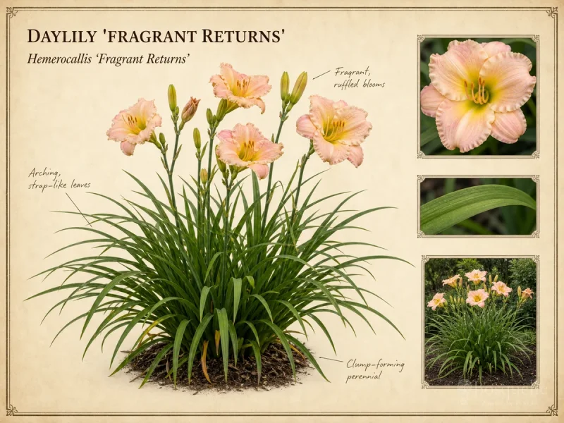 Daylily 'Fragrant Returns' — Reblooming daylilies (8)