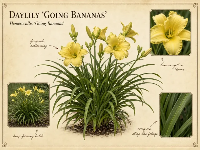 Daylily 'Going Bananas'