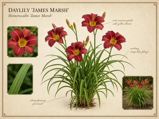 Daylily ‘James Marsh’ (Hemerocallis ‘James Marsh’)