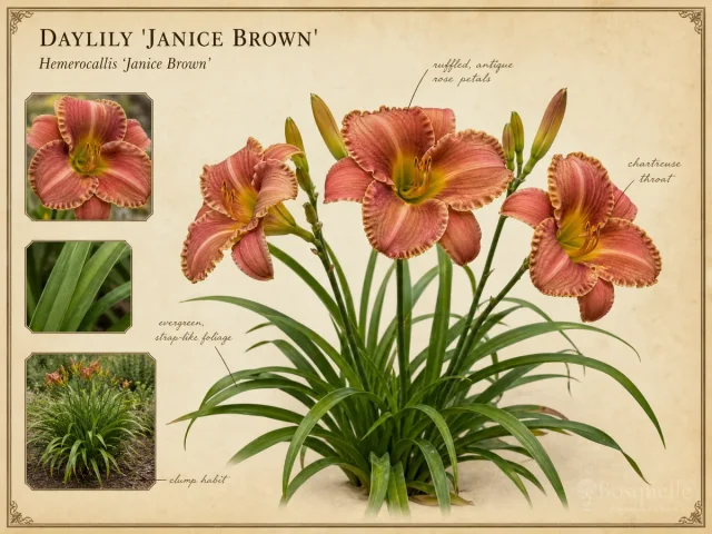 Daylily ‘Janice Brown’ (Hemerocallis ‘Janice Brown’)