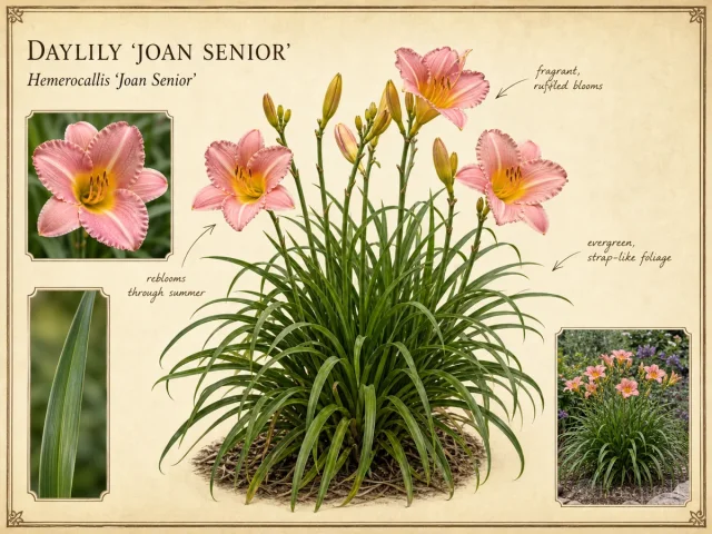 Daylily ‘Joan Senior’ (Hemerocallis ‘Joan Senior’)