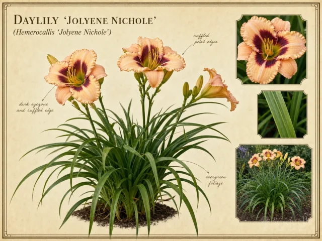Daylily ‘Jolyene Nichole’ (Hemerocallis ‘Jolyene Nichole’)
