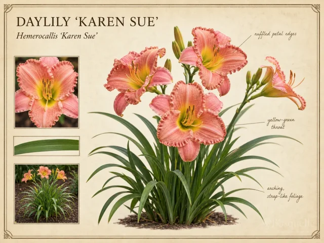 Daylily ‘Karen Sue’ (Hemerocallis ‘Karen Sue’)