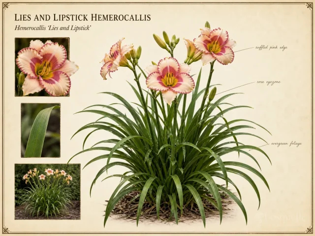 Lies and Lipstick Hemerocallis