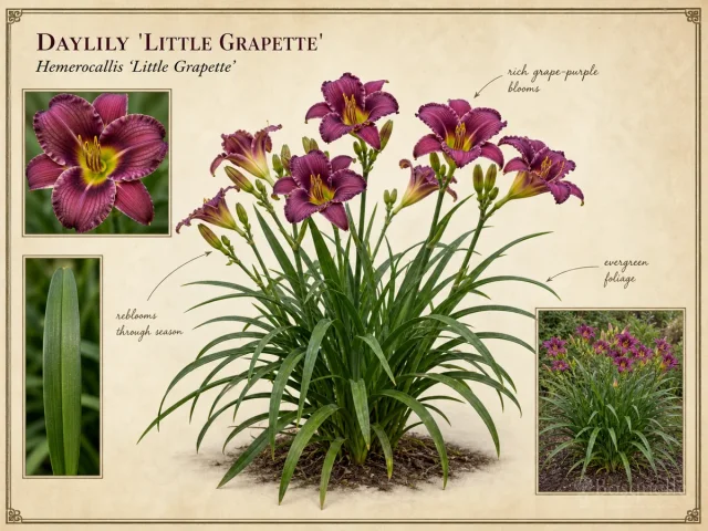 Daylily 'Little Grapette'