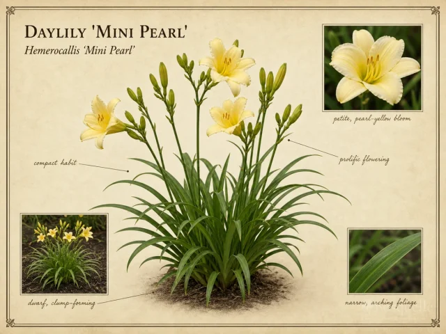 Daylily 'Mini Pearl'