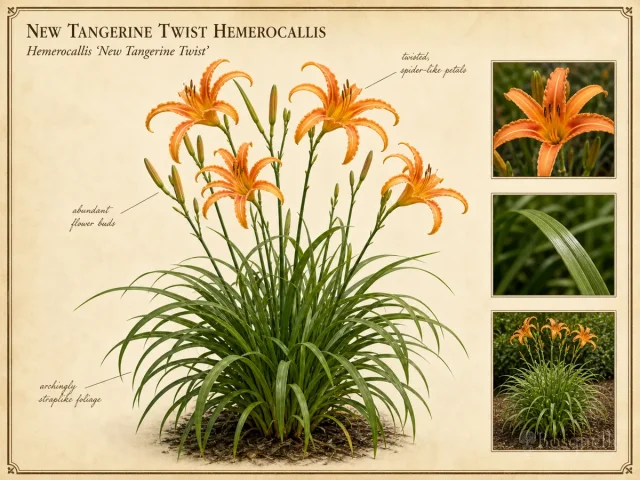 New Tangerine Twist Hemerocallis