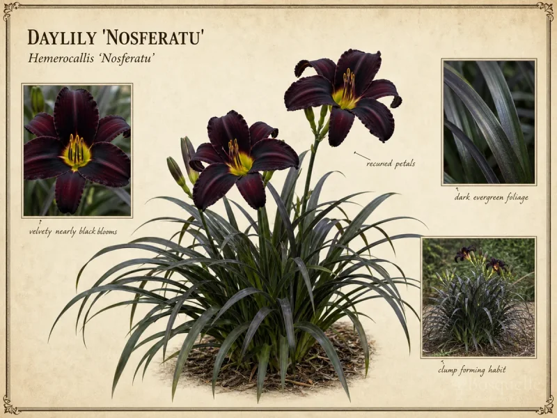 Daylily ‘Nosferatu’ (Hemerocallis ‘Nosferatu’)