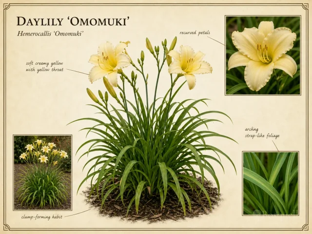 Daylily ‘Omomuki’ (Hemerocallis ‘Omomuki’)