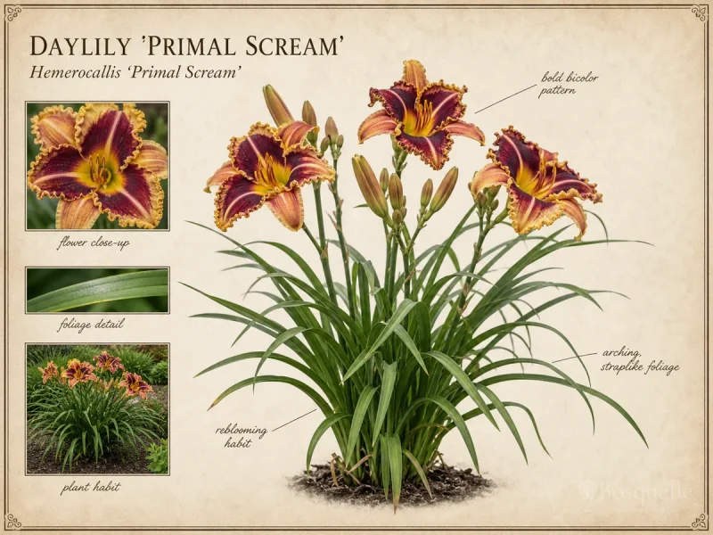 Daylily ‘Primal Scream’ (Hemerocallis ‘Primal Scream’)