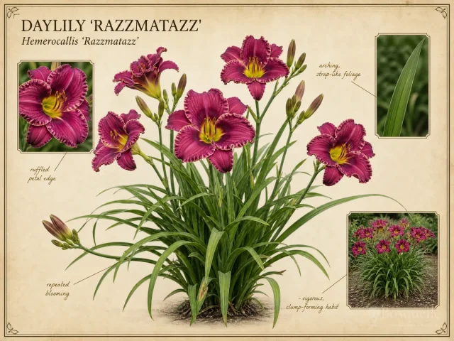 Daylily 'Razzmatazz'