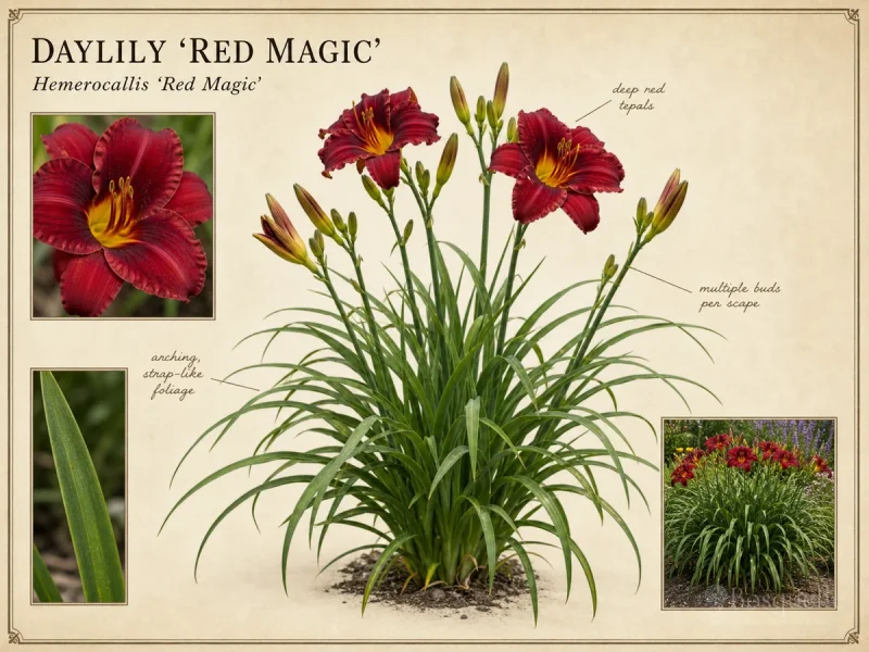 Daylily 'Red Magic'