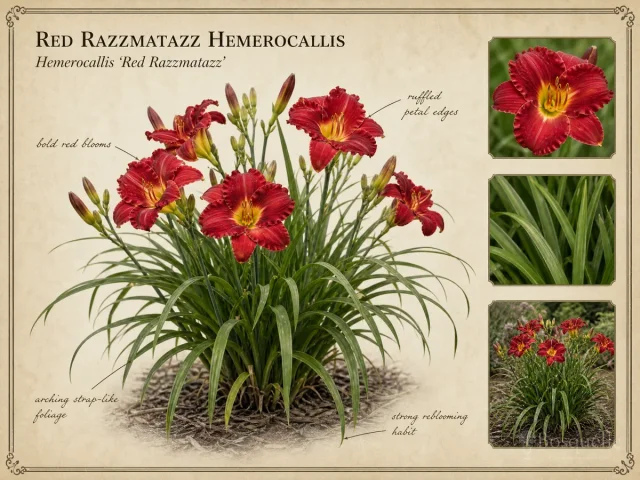 Red Razzmatazz Hemerocallis