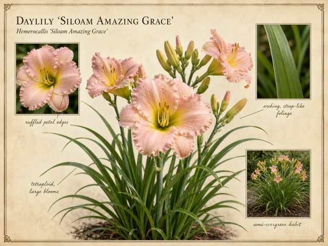 Daylily 'Siloam Amazing Grace'