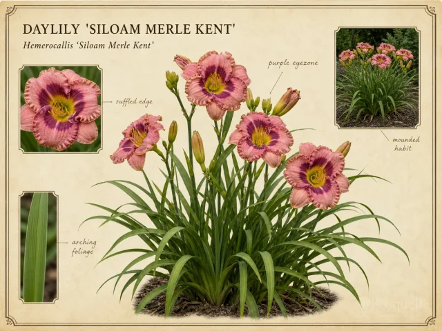 Daylily ‘Siloam Merle Kent’ (Hemerocallis ‘Siloam Merle Kent’)