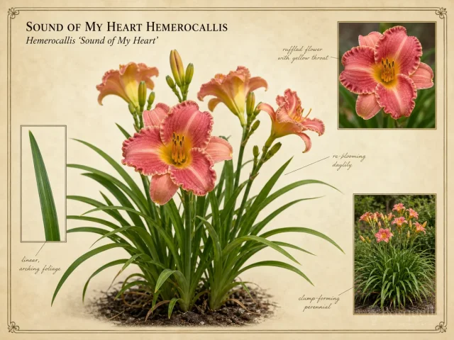 Sound of My Heart Hemerocallis (Hemerocallis ‘Sound of My Heart’)