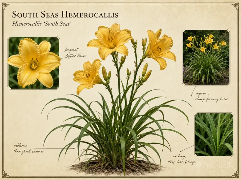 South Seas Hemerocallis (Hemerocallis ‘South Seas’)