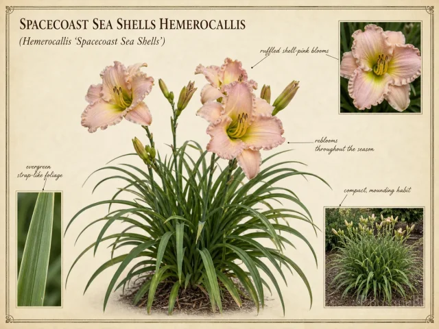 Spacecoast Sea Shells Hemerocallis (Hemerocallis ‘Spacecoast Sea Shells’)