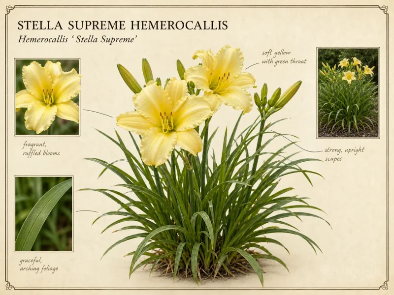 Stella Supreme Hemerocallis — Reblooming daylilies (8)