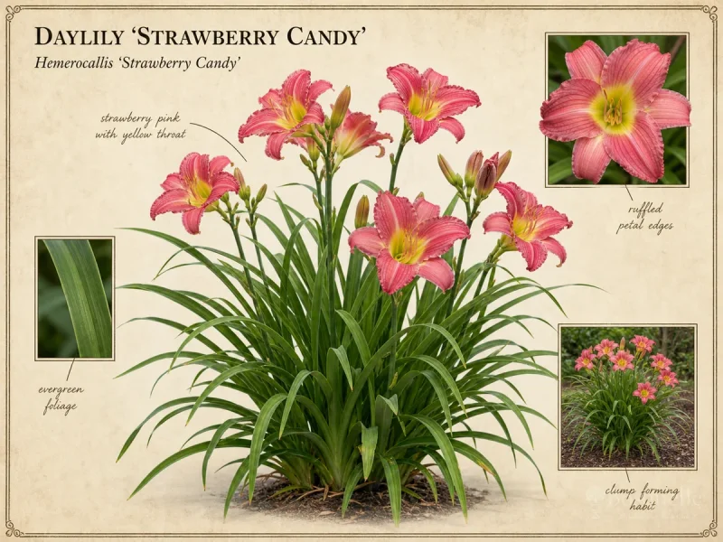 Daylily 'Strawberry Candy'