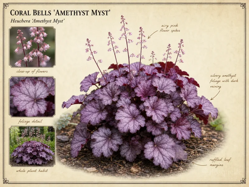 Coral Bells 'Amethyst Myst'