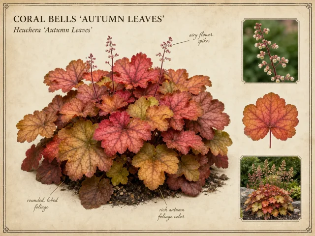 Coral Bells ‘Autumn Leaves’ (Heuchera ‘Autumn Leaves’)