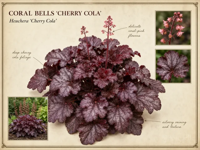 Coral Bells 'Cherry Cola'