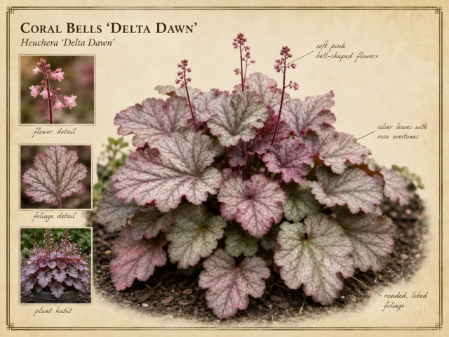 Coral Bells 'Delta Dawn'