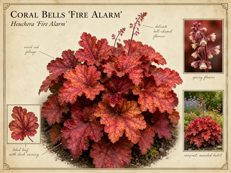 Coral Bells ‘Fire Alarm’ (Heuchera ‘Fire Alarm’)