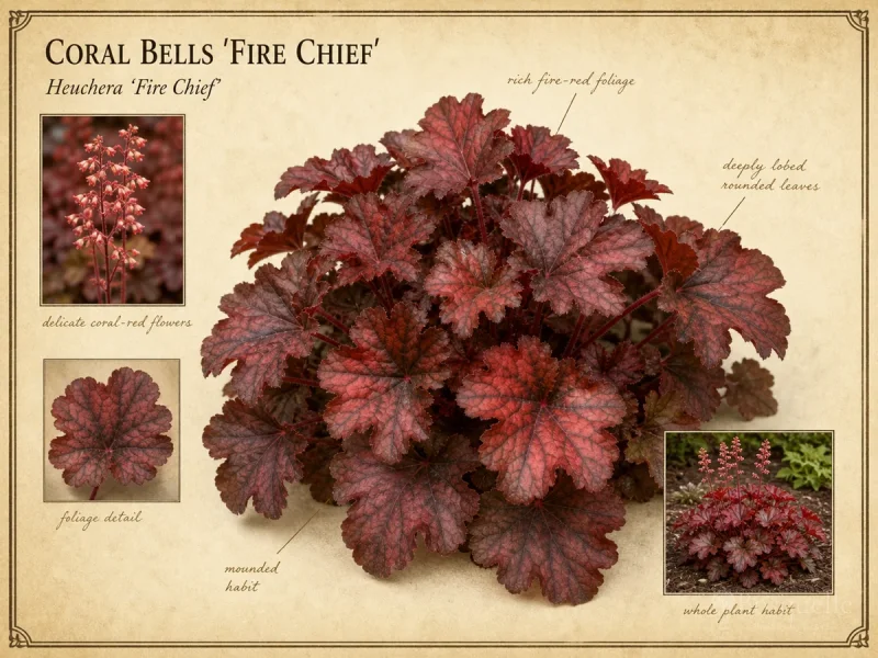 Coral Bells ‘Fire Chief’ (Heuchera ‘Fire Chief’)