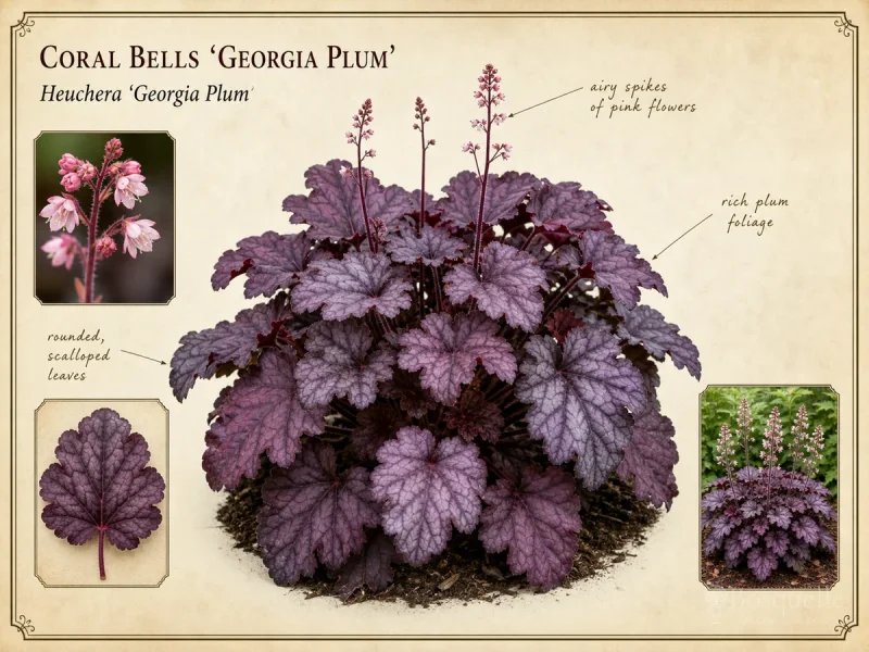 Coral Bells ‘Georgia Plum’ (Heuchera ‘Georgia Plum’)