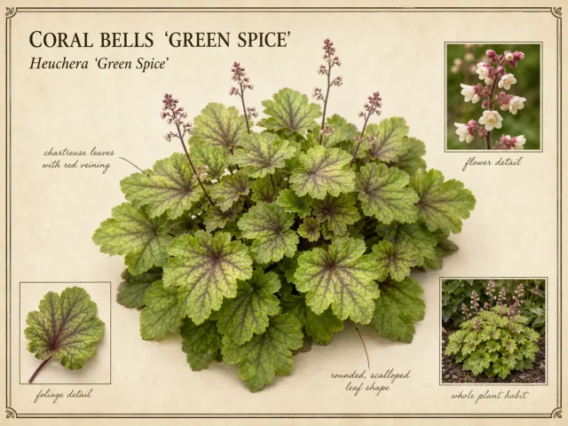 Coral Bells 'Green Spice'
