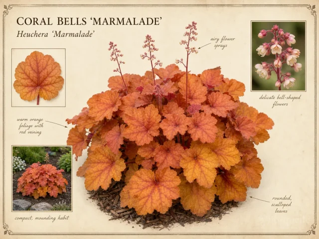Coral Bells 'Marmalade'