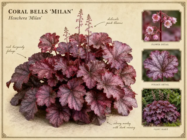 Coral Bells 'Milan'