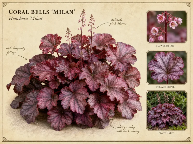 Coral Bells ‘Milan’ (Heuchera ‘Milan’)