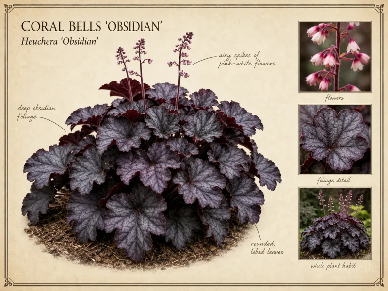 Coral Bells 'Obsidian' — When to divide coral bells