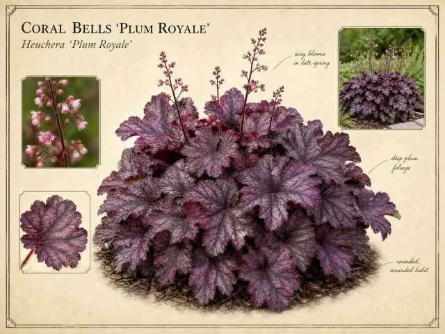 Coral Bells 'Plum Royale'